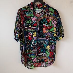 VTG Jam's World Prod. Dev. Comm. Team Hawaiian Short Sleeve Shirt Large